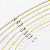 5M 0.2-1.0mm 14K/18K Plated Copper Wire DIY Jewelry Making Supplies