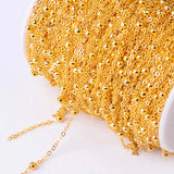 10M Beaded Ball Chain Roll Iron Necklace for Jewelry Making DIY