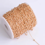 10M Beaded Ball Chain Roll Iron Necklace for Jewelry Making DIY