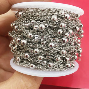 5Meters 14k Thin Beads Chains for Jewelry Making Necklace Bracelet Ball Chain