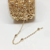 5Meters 14k Thin Beads Chains for Jewelry Making Necklace Bracelet Ball Chain