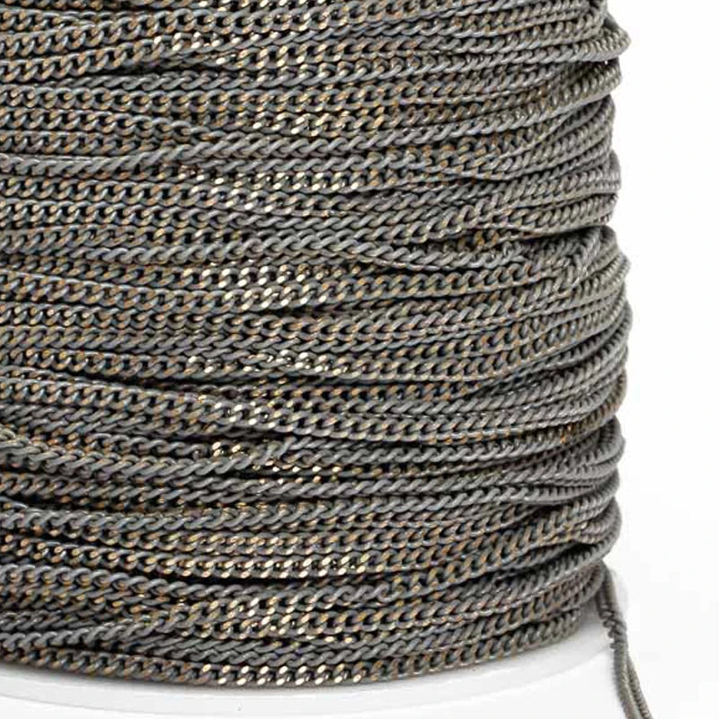 5M 2x3mm Colorful Chains Pink Necklace Chains DIY Jewelry Making Bulk