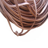 5Meters 3mm Flat Leather Cord for Bracelets Bangles Jewelry Making