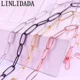 7*20MM Copper Oval Link Chain for Jewelry Making