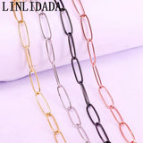7*20MM Copper Oval Link Chain for Jewelry Making