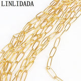 7*20MM Copper Oval Link Chain for Jewelry Making