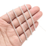 5Meters Tone 3mm Width Cable Chain Stainless Steel Link Chain