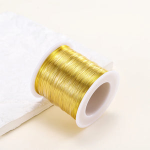 5Meters/Roll 14K 18K Plated Copper Wire DIY Jewelry Making Supplies