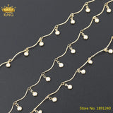 5M Natural Pearl Beads Chains, DIY Jewelry Findings