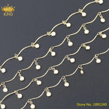 5M Natural Pearl Beads Chains, DIY Jewelry Findings
