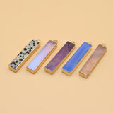 5PC Natural Crystals Stone Pendant for Jewelry Making
