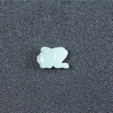 Natural Emerald Jadeite Pig Rabbit Beads DIY Charm Jewellery Hand-Carved
