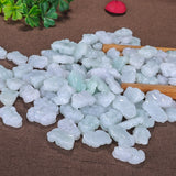 Natural Emerald Jadeite Pixiu Beads DIY Bangle Charm Jewellery