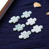 5PC Natural Jade Emerald Lucky Chinese Knot Bead Accessories DIY Bangle Charm