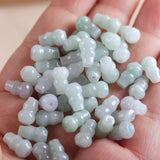 5PC Natural gourd Emerald Beads Bracelet Pendant DIY Accessories Bangle