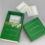 Green Rectangle Jewelry Organizer Box