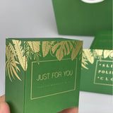 Green Rectangle Jewelry Organizer Box