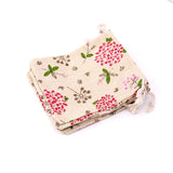 5PCS 14*16cm Cotton Gift Bags Reusable Muslin Drawstring Pouches
