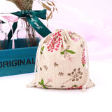 5PCS 14*16cm Cotton Gift Bags Reusable Muslin Drawstring Pouches