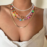 5PCS 14K Round Clavicle Necklace Bracelet Clasps for DIY Jewelry Making