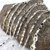 5PCS 16-30in Gold/Silver Filled Chain Necklace With Lobster Clasps