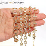 Geometric Circle Chain Bracelet Women's Jewelry