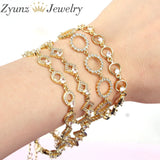 Geometric Circle Chain Bracelet Women's Jewelry