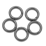 5PCS 25mm 28mm Spring Ring Keyring Split Ring Key Rings Bag Jewelry Findings