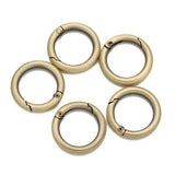 5PCS 25mm 28mm Spring Ring Keyring Split Ring Key Rings Bag Jewelry Findings