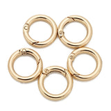 5PCS 25mm 28mm Spring Ring Keyring Split Ring Key Rings Bag Jewelry Findings