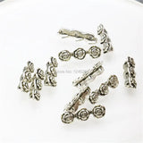 5PCS 3Hole Rose Shaped DIY Loose Finding Accessories Jewelry Making Copper
