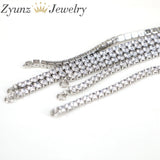 5PCS 3mm Crystal Zircon Tennis Necklace Choker Chain Jewelry Making