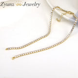 5PCS 3mm Crystal Zircon Tennis Necklace Choker Chain Jewelry Making