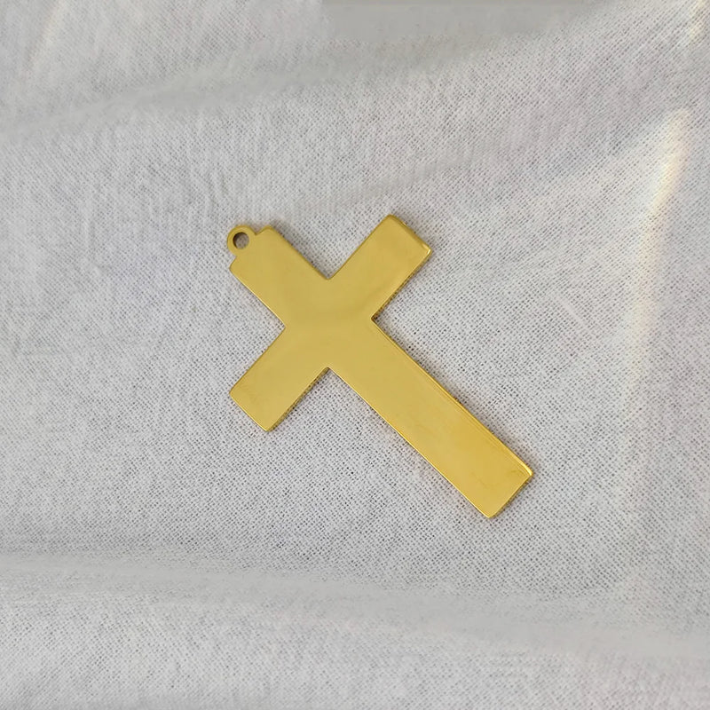 5PCS Small Cross Charms Pendants DIY Jewelry Findings