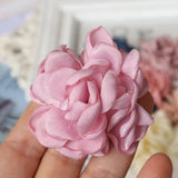 5PCS Chiffon Flowers Headwear Dress Clothes Decoration DIY Hair Accessories