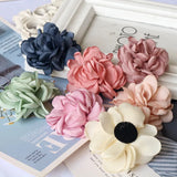5PCS Chiffon Flowers Headwear Dress Clothes Decoration DIY Hair Accessories