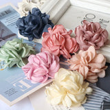5PCS Chiffon Flowers Headwear Dress Clothes Decoration DIY Hair Accessories