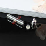 5PCS 6MM Cross Bottle Name on Rice Glass Vial Pendant DIY Pendant Charms