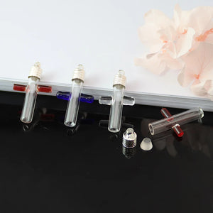 5PCS 6MM Cross Bottle Name on Rice Glass Vial Pendant DIY Pendant Charms
