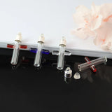 5PCS 6MM Cross Bottle Name on Rice Glass Vial Pendant DIY Pendant Charms