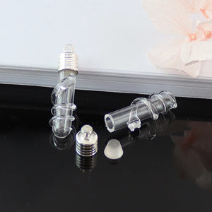 5PCS 6MM Snake Vials Pendants Glass Locket Mini Wishing Bottles Necklace Pendant