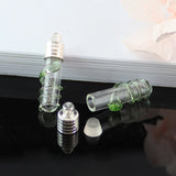 5PCS 6MM Snake Vials Pendants Glass Locket Mini Wishing Bottles Necklace Pendant