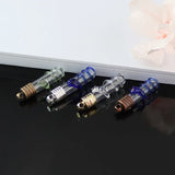 5PCS 6MM Snake Vials Pendants Glass Locket Mini Wishing Bottles Necklace Pendant