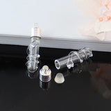 5PCS 6MM Snake Vials Pendants Glass Locket Mini Wishing Bottles Necklace Pendant