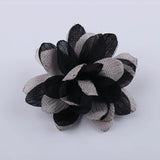 5PCS 9.5CM Chiffon Fabric DIY Wedding Dress Flowers