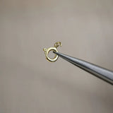 5PCS 925 Sterling Silver Round Clasps Hooks for DIY Jewelry Making
