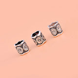 5PCS 925 Sterling Silver Retro Beads Thai Silver DIY Beaded Material Accessories