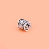 5PCS 925 Sterling Silver Retro Beads Thai Silver DIY Beaded Material Accessories