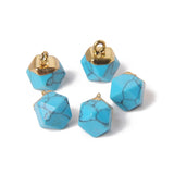 5PCS Multicolor Drop Stone Pendants 9x11MM Natural Tiny Quartz Agates Charms