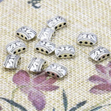 5PCS Copper Metal 3Hole DIY Lucky Finding for Jewelry Making 7x10mm